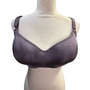 Torrid Curve Bra 48DDD Underwire Purple Lightly Padded Hook And Eye 4 Rows Plus